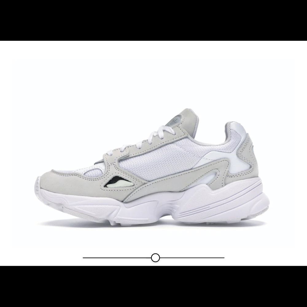 Adidas Originals Falcon White.  EUC.